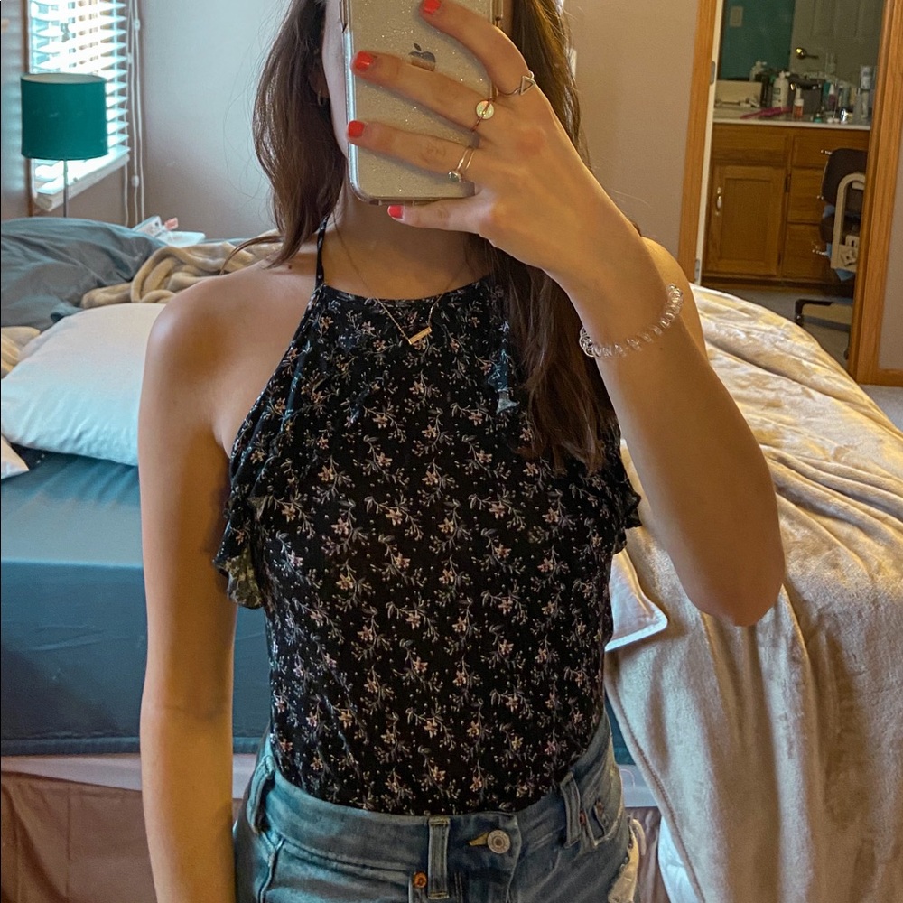 American Eagle Floral Tank